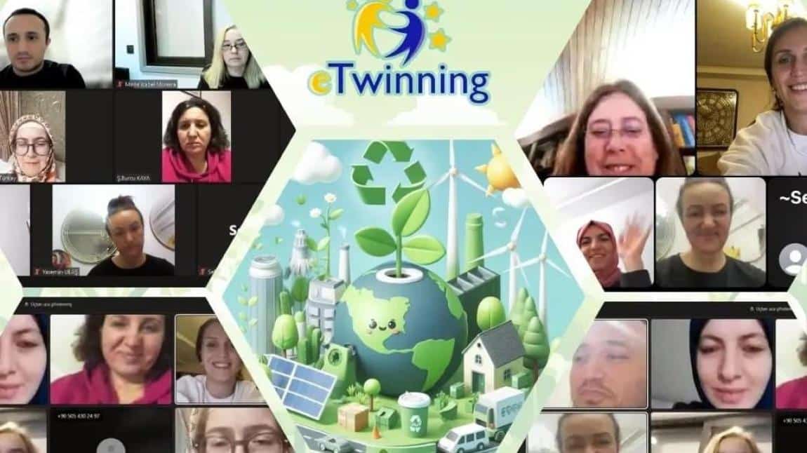 Ever Green Future isimli eTwinning Proje Toplantımızı Yaptık